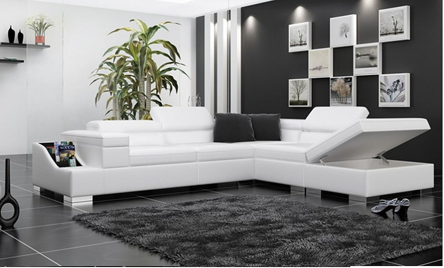 Vienna L2 Leather Sofa Lounge Set Customisable Leather Sofa At